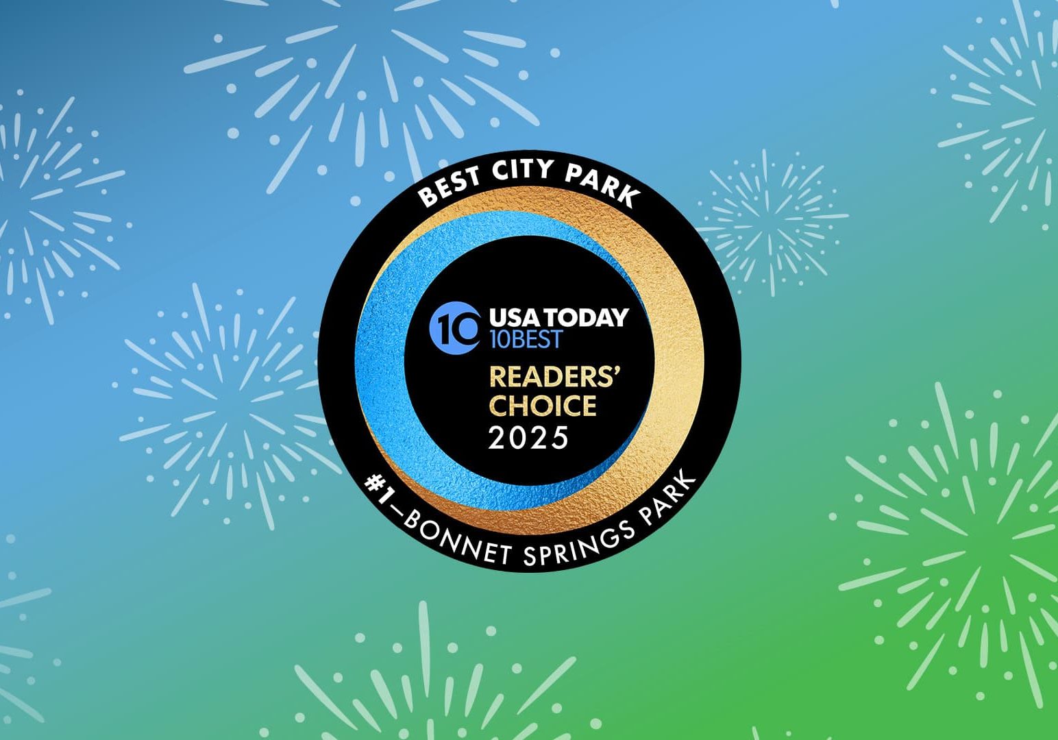 Bonnet Springs Park Named #1 Best City Park by USA Today
